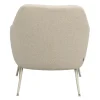 Eldwin (lepotuoli beige kangas/beige metalli)