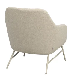 Eldwin (lepotuoli beige kangas/beige metalli)