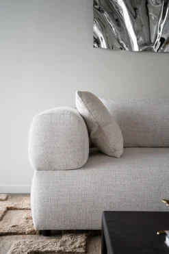 Falkner (3-ist. sohva, vaalea beige kangas oscar 1)