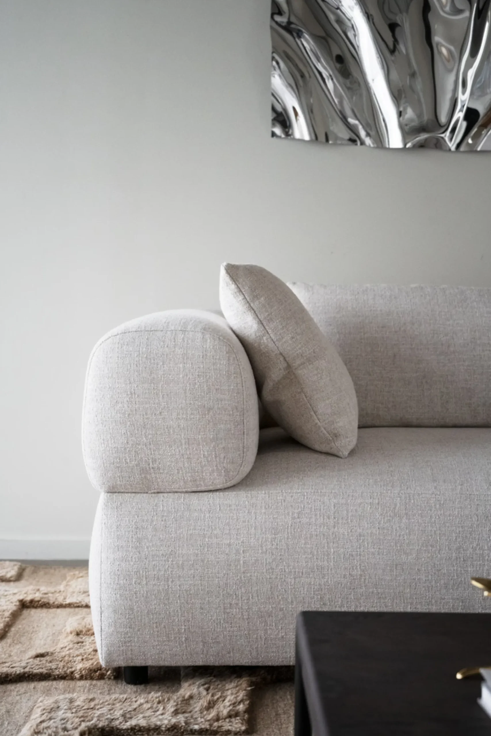 Falkner (3-ist. sohva, vaalea beige kangas oscar 1)