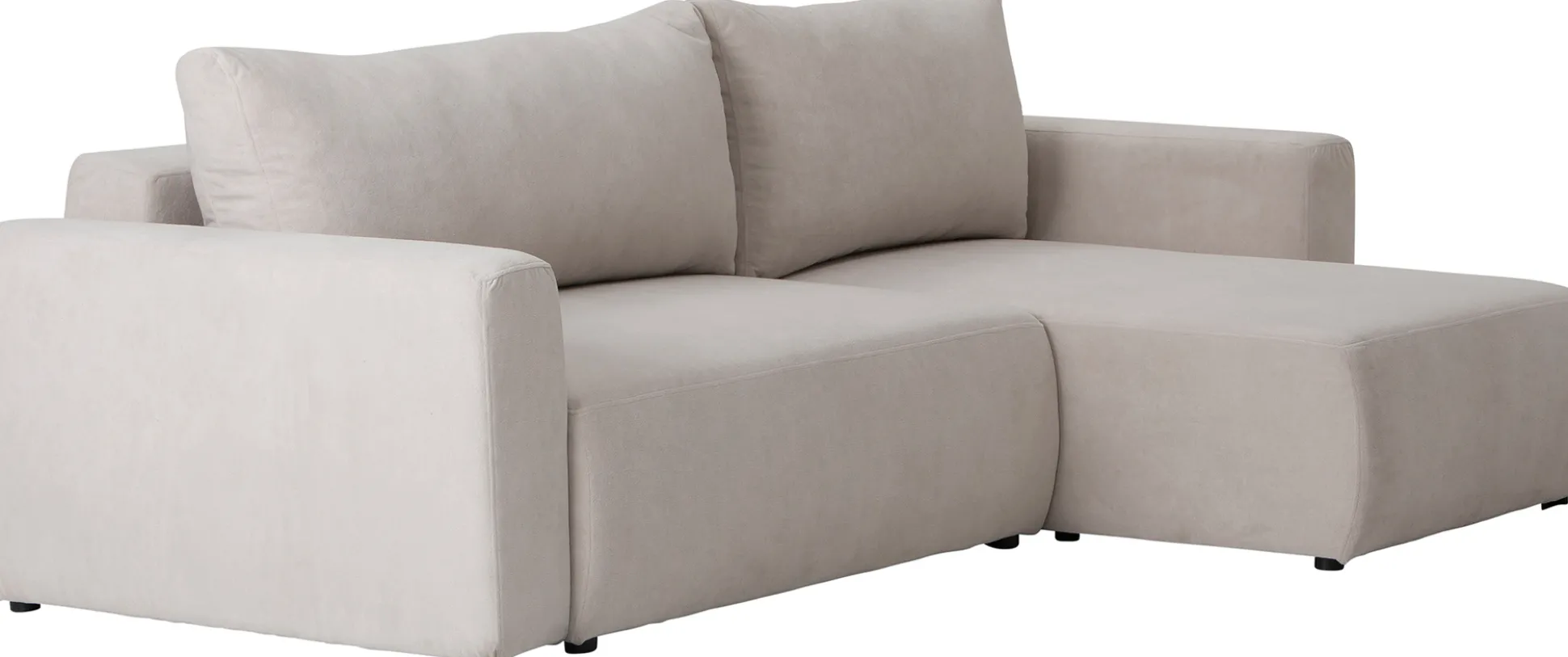 Hals (divaanikulmasohva vuoteella beige)