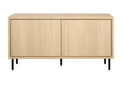 Hilla (107cm matala taso tammi metallijaloilla)