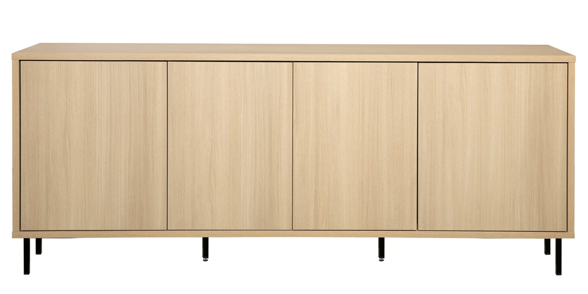 Hilla (195cm senkki tammi metallijaloilla)