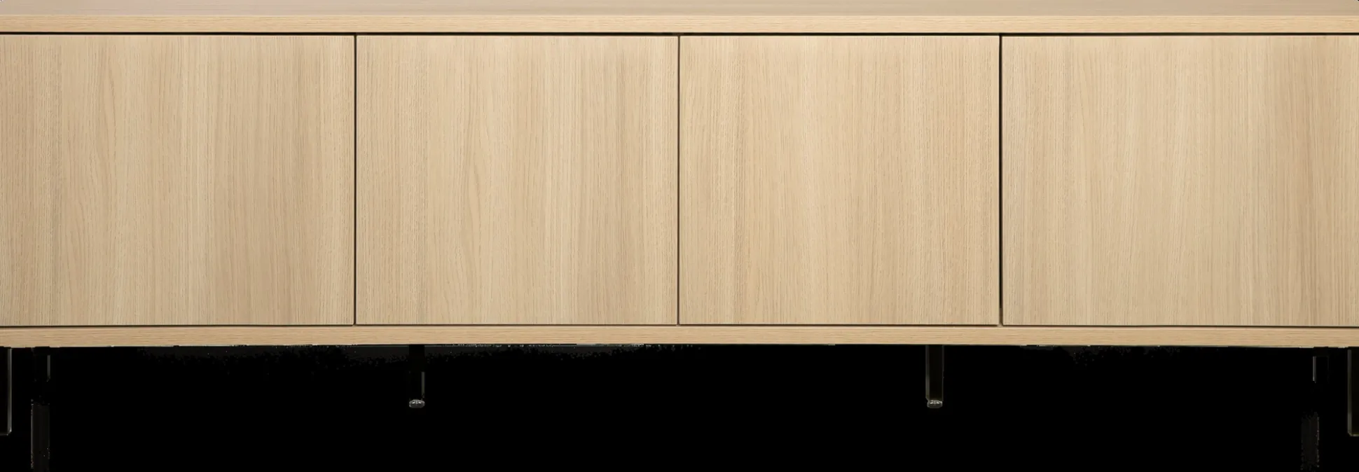 Hilla (195cm taso tammi metallijaloilla)