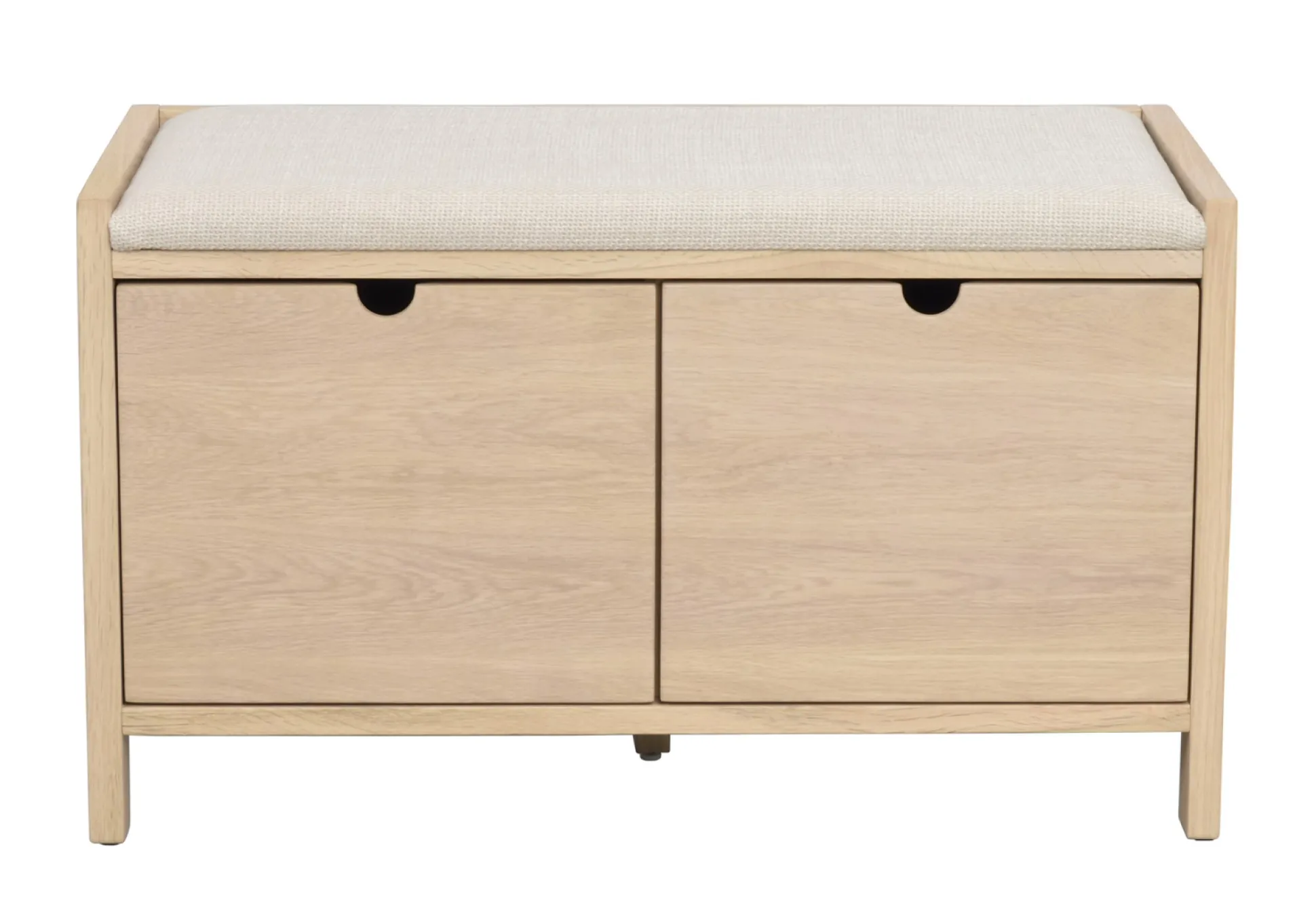 Hillmond (penkki 2ltk 80 lakattu valkokuulto tammi/beige kangas)