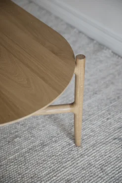 Holton (sohvapöytä ovaali 130x65 tammi)