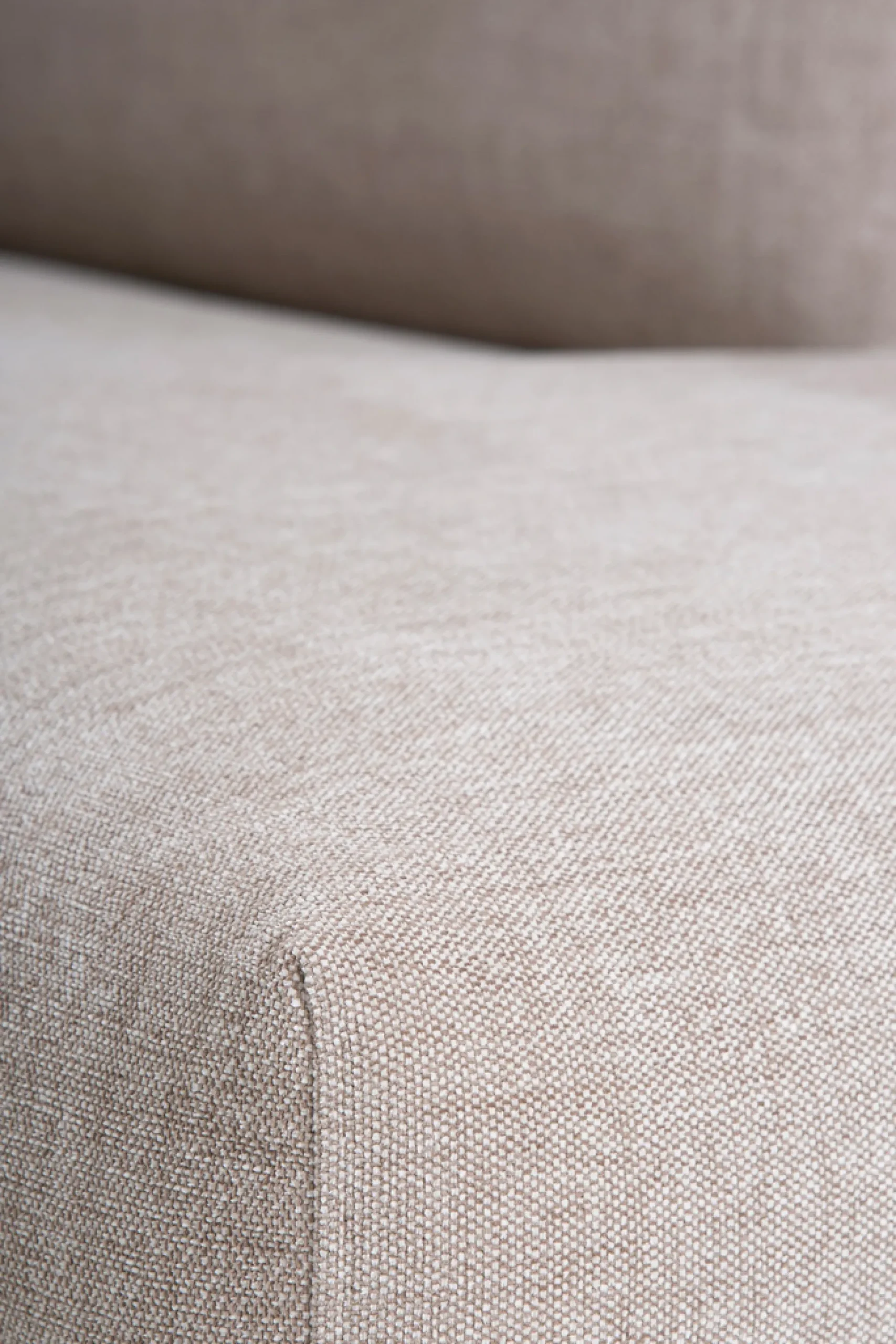 Jackson Soft (avokulmasohva oikea, beige / kromi jalka)