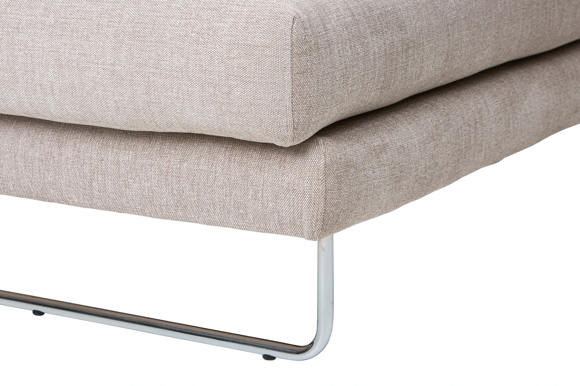 Jackson Soft (avokulmasohva vasen, beige / kromi jalka)