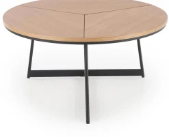Karida (sohvapöytä tammi/musta)