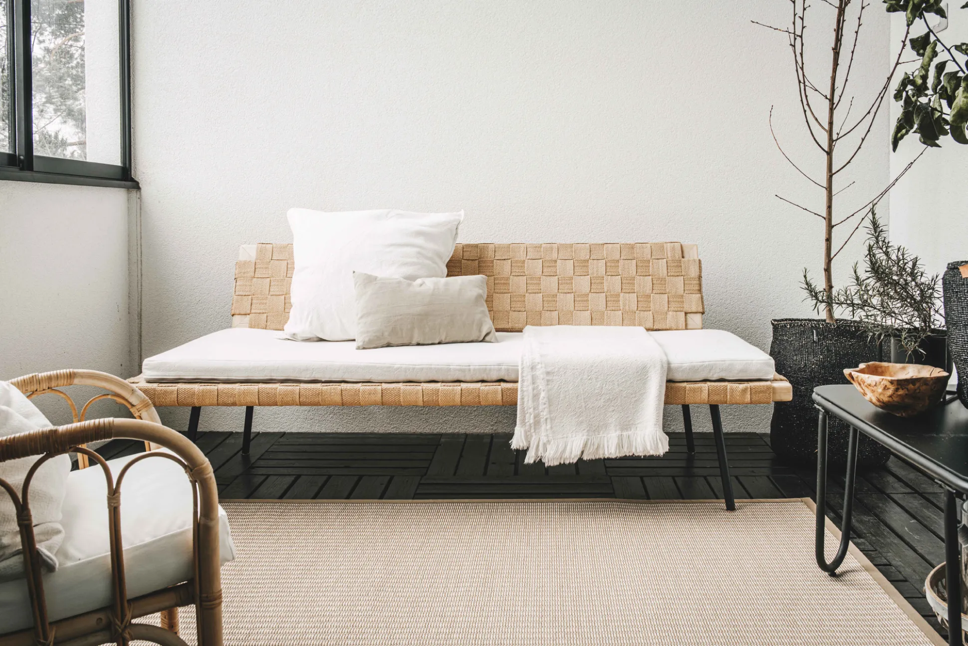 Kelo (beige-valkoinen 160x230 cm matto)