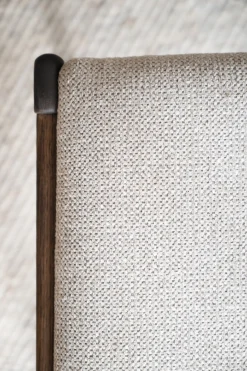 Kerwin (ruokatuoli ruskea tammi/vaalea beige kangas)