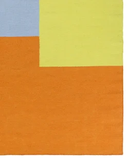 Kortteli (matto 200x300 white-yellow)