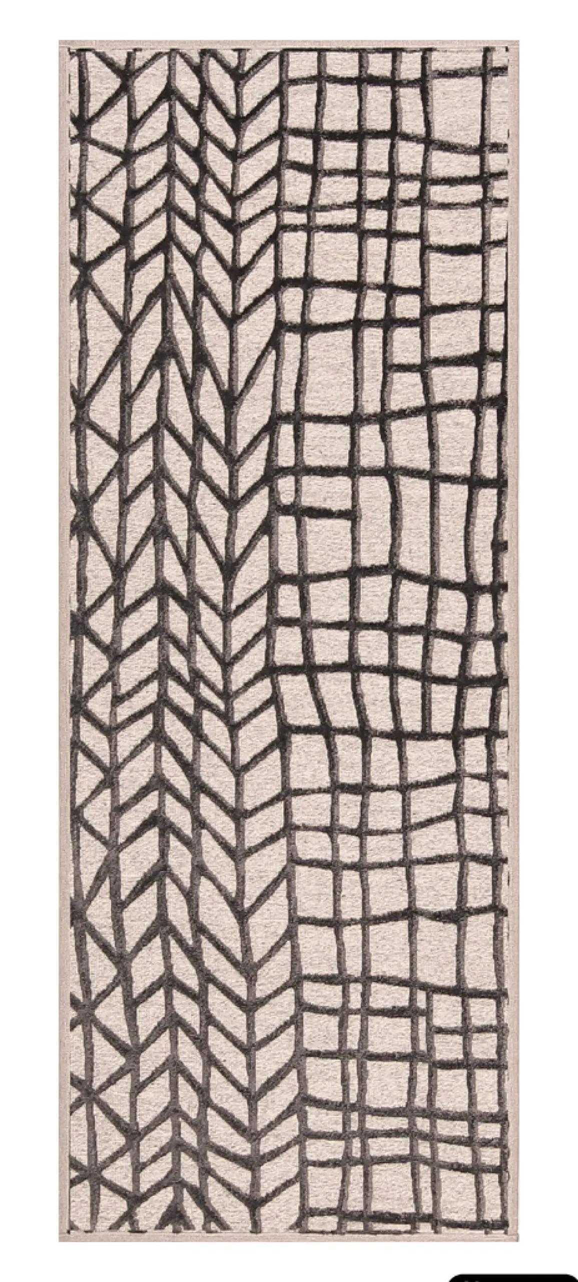 Lastu (ruskea 80x250 cm matto)