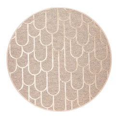 Paanu (beige 240 cm matto pyöreä)