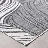 Palmera (matto 160x220 cm harmaa/valkoinen)