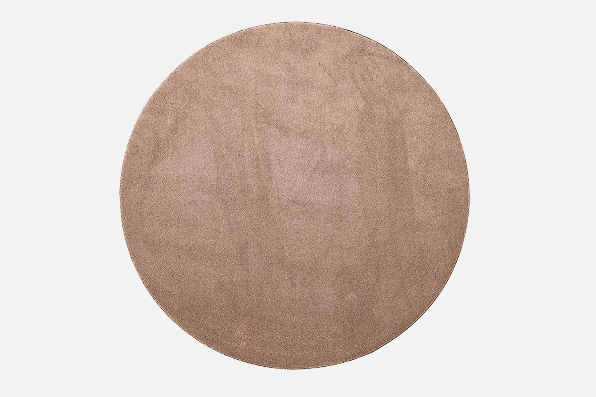 Puuteri (ruskea 133 cm matto pyöreä)