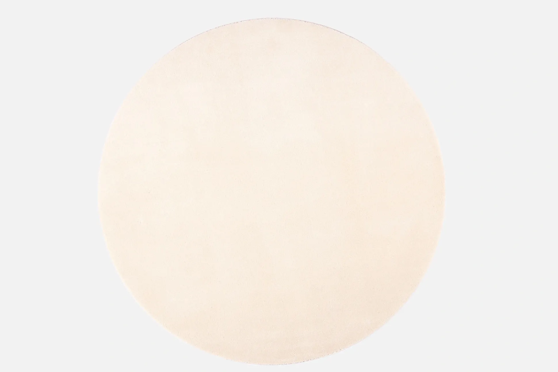 Puuteri (valkoinen 200 cm matto pyöreä)