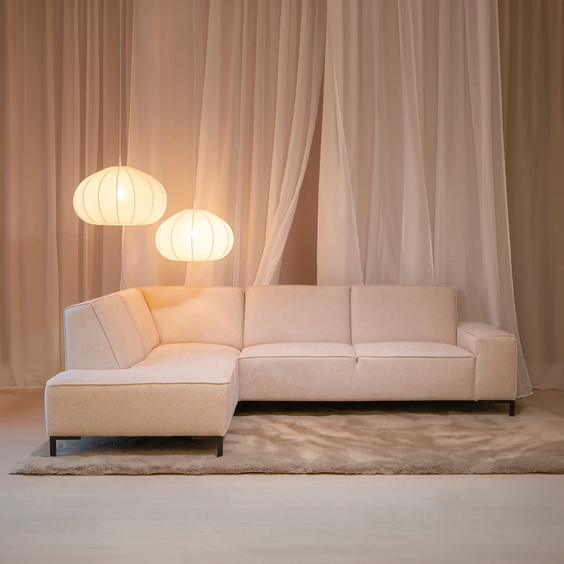 Ribe (avokulmasohva (vasen) vaalea beige)