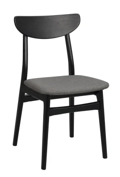 Rodham (ruokatuoli musta tammi/tummanharmaa)