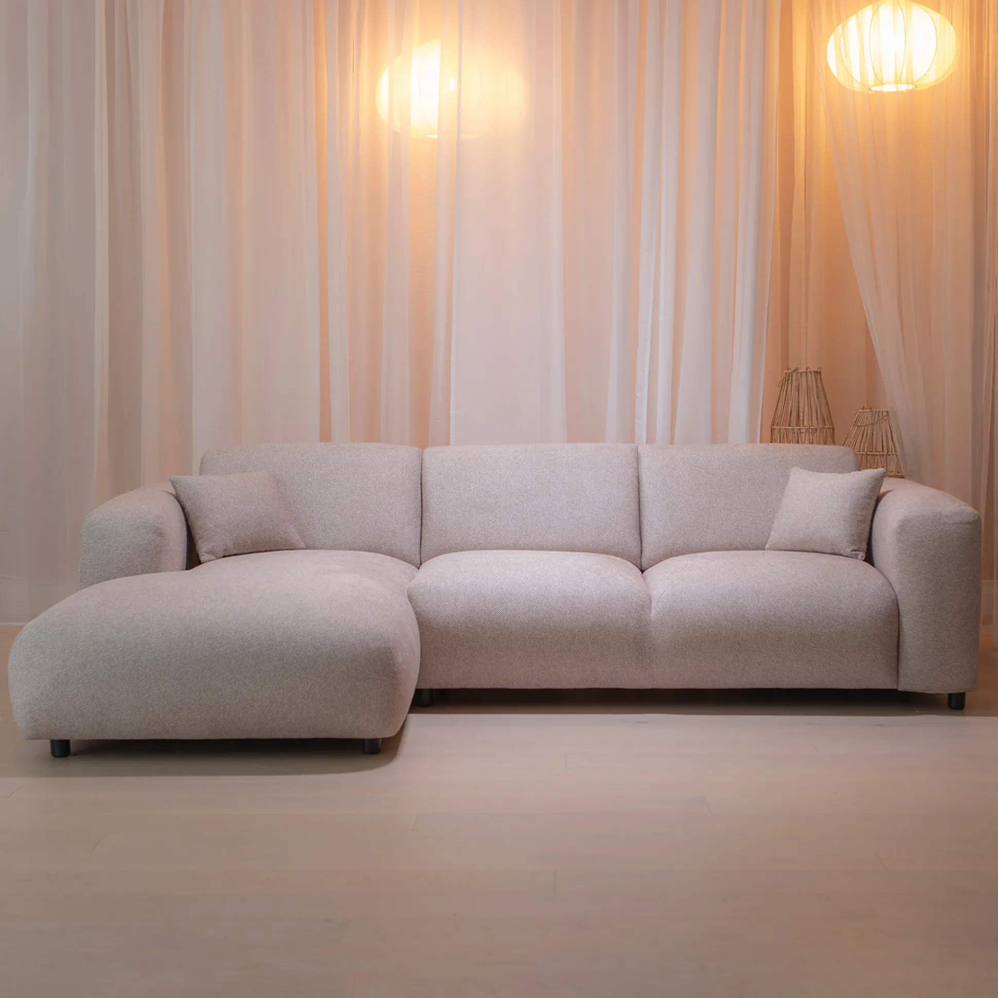 Roskilde (3-ist. divaanisohva (vasen) beige)