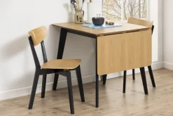 Roxby (ruokatuoli tammen värinen/musta)