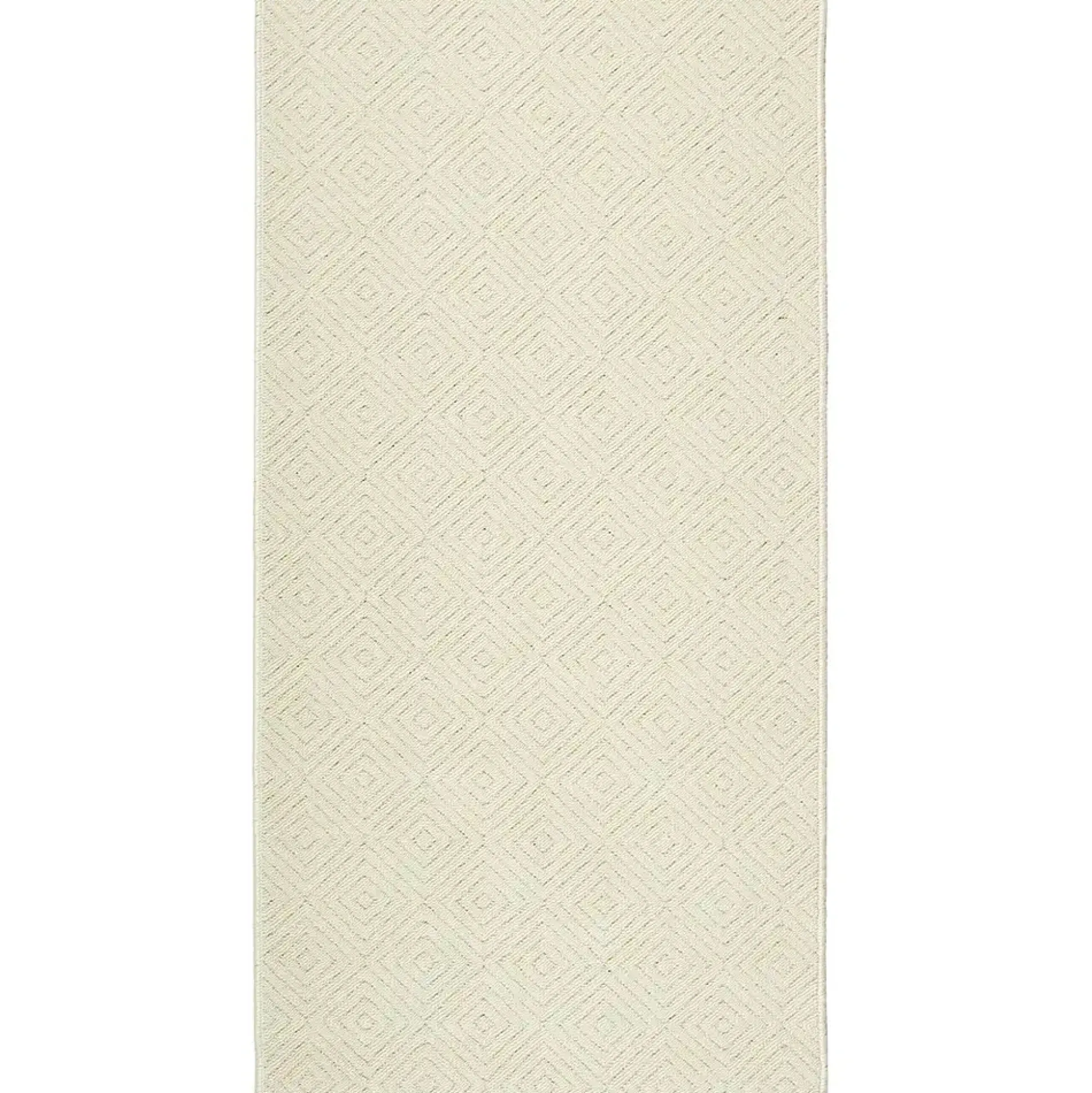 Selja (matto 80x300 cm luonnonvalkoinen)