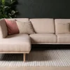 Siro (avokulmasohva vasen, yokon 700 rosa / valkoöljytty tammijalka)