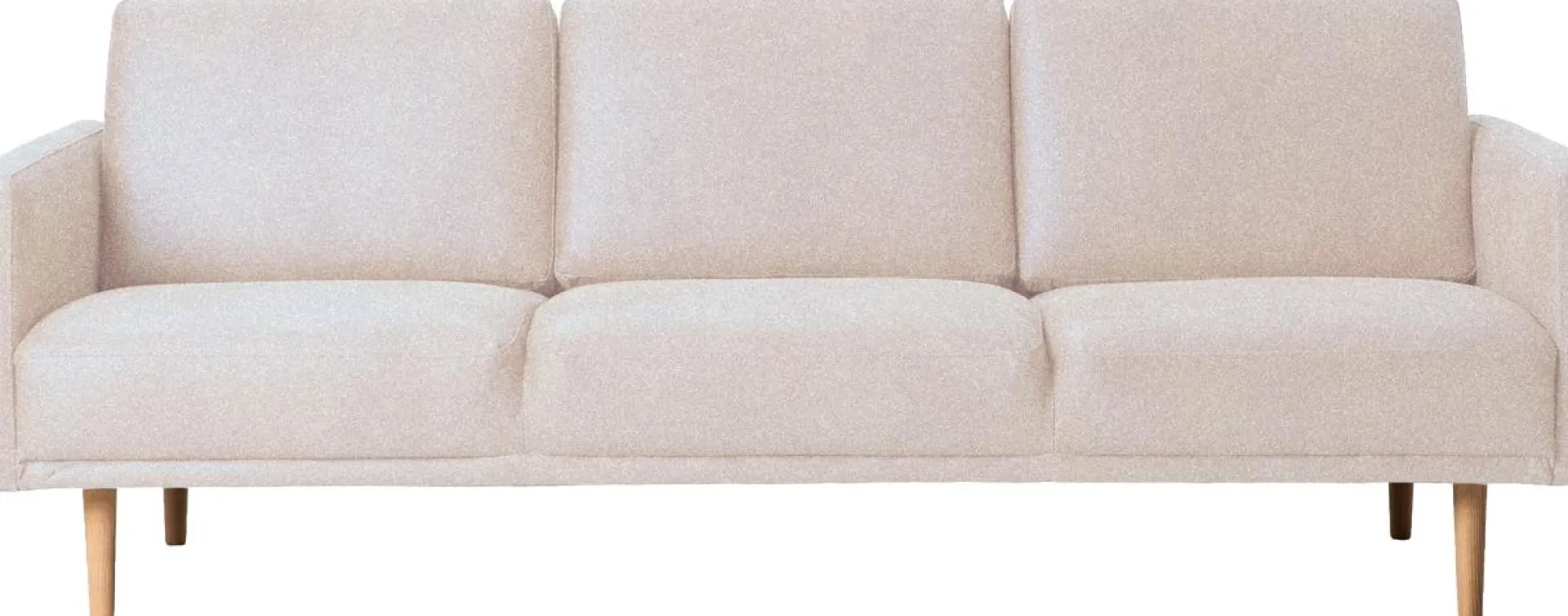 Siro (3-ist. sohva, wind 23 beige / valkoöljytty tammijalka)