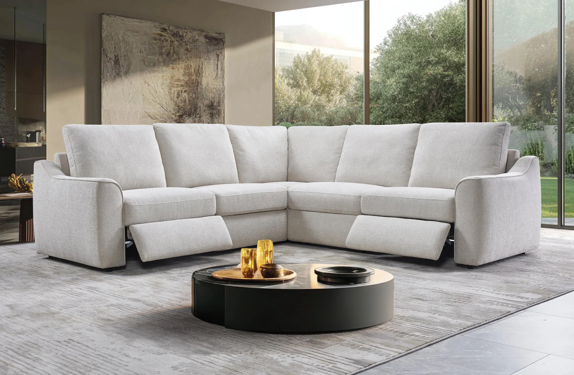 Studio (kulmasohva 2k2 mekanismeilla vaalea beige)