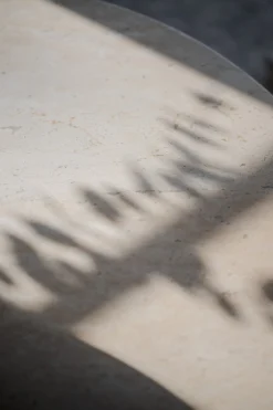 Taransay (sohvapöytä pyöreä 60 beige travertiini/ruskea tammi)