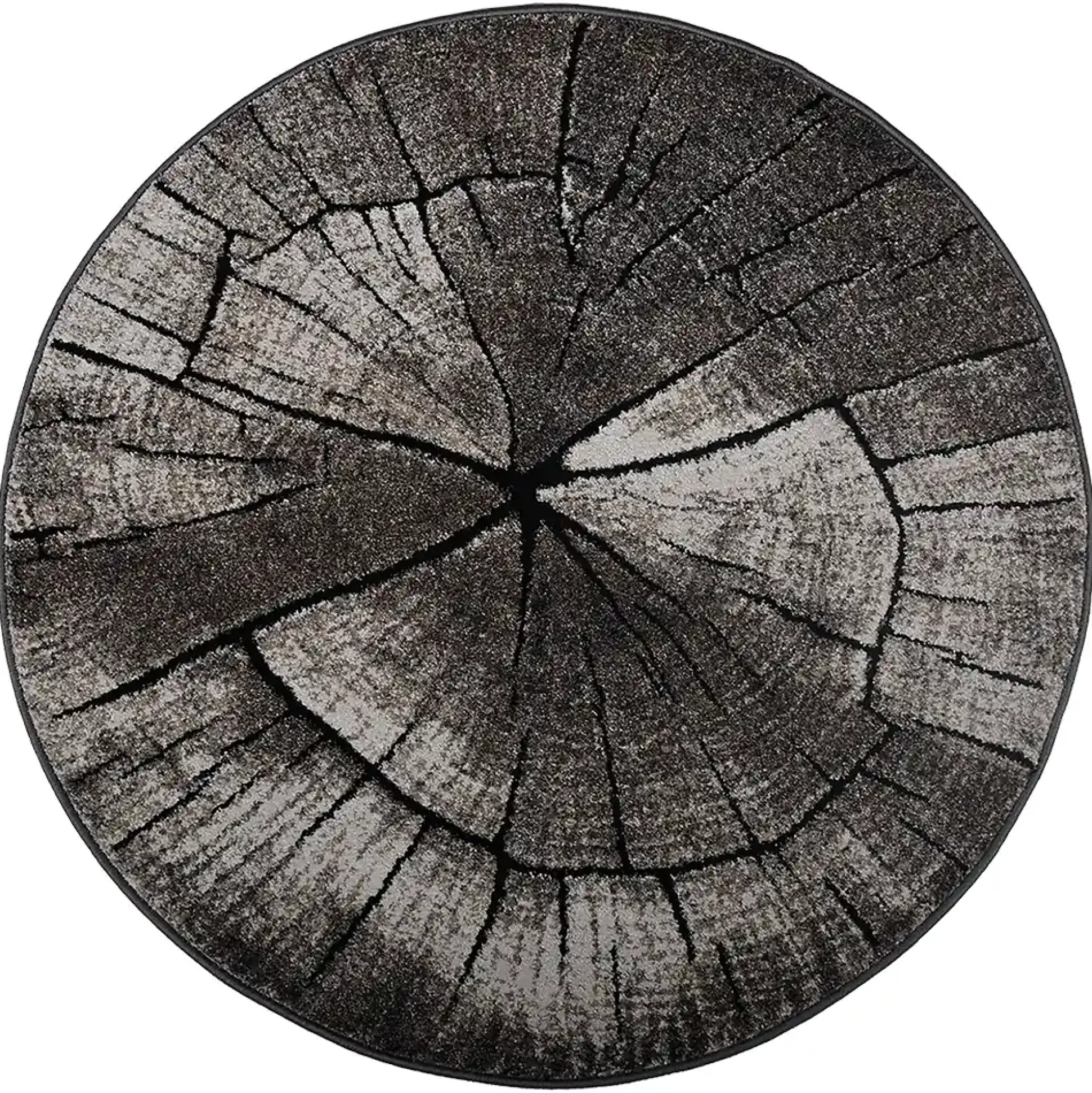 Timber (matto ø120 cm harmaa)
