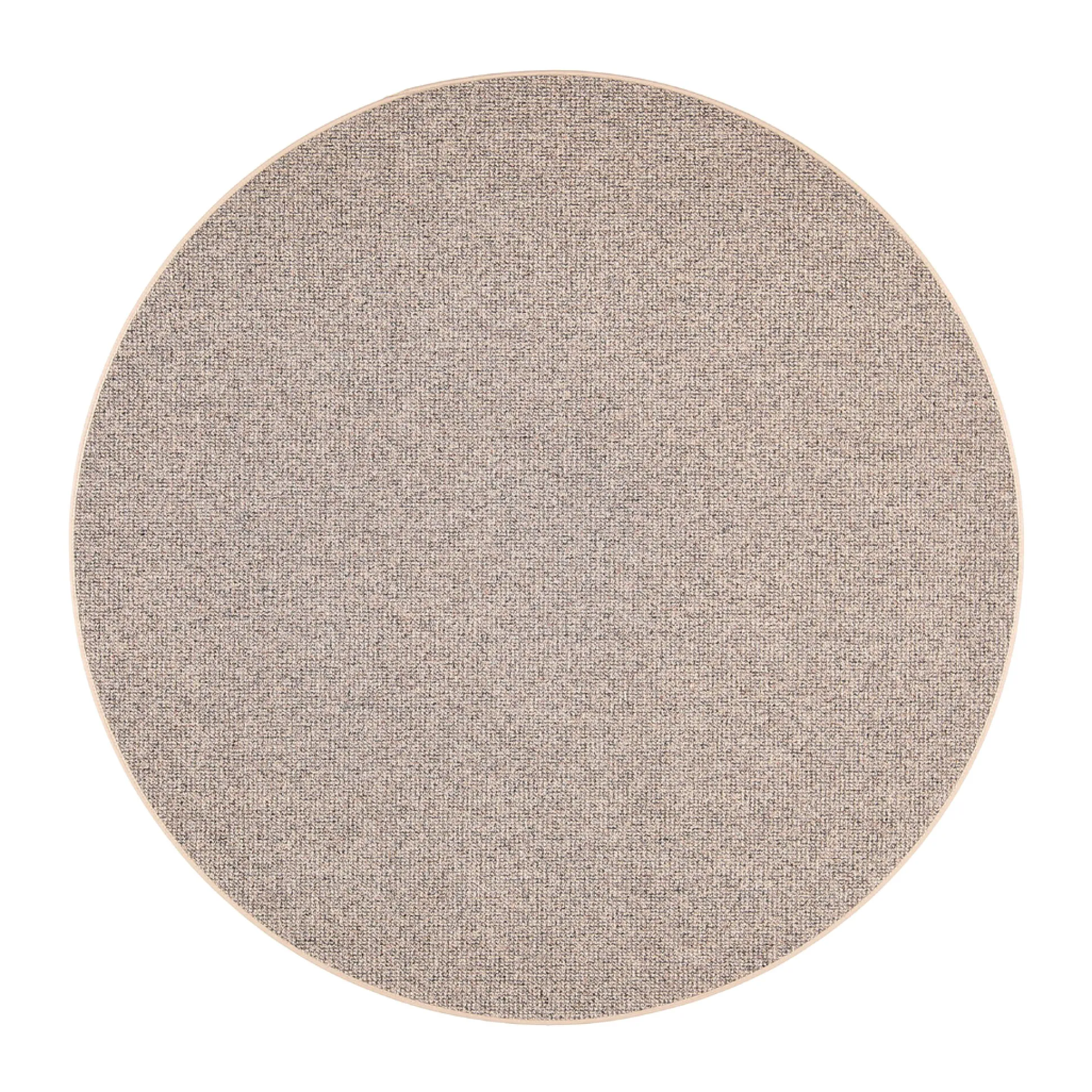 Tweed (vaalea beige 133 cm matto pyöreä)