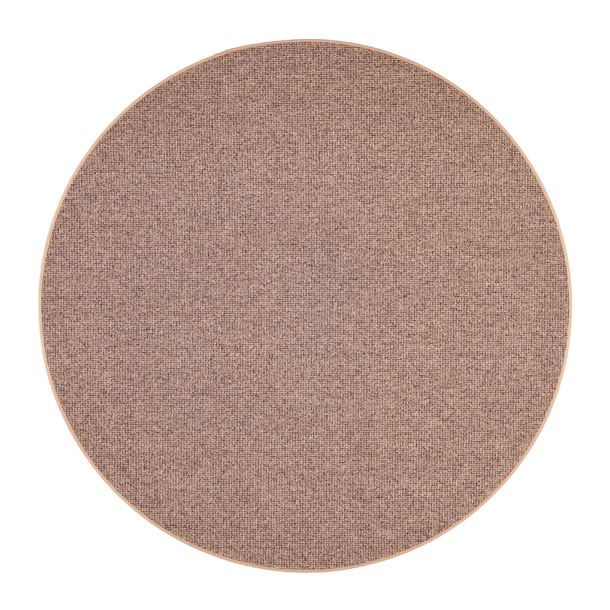 Tweed (vaaleanruskea 133 cm matto pyöreä)