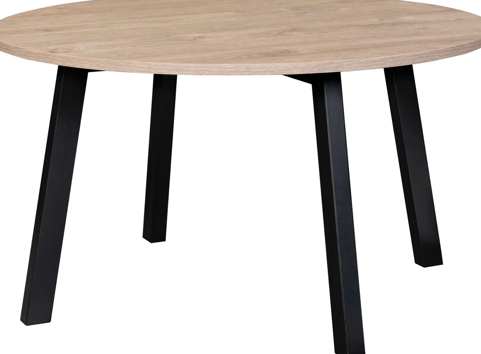 Usva (sohvapöytä 80 cm, vintage tammi/musta)