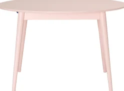 Venla (pöytä ø120 cm, roosa maalattu)