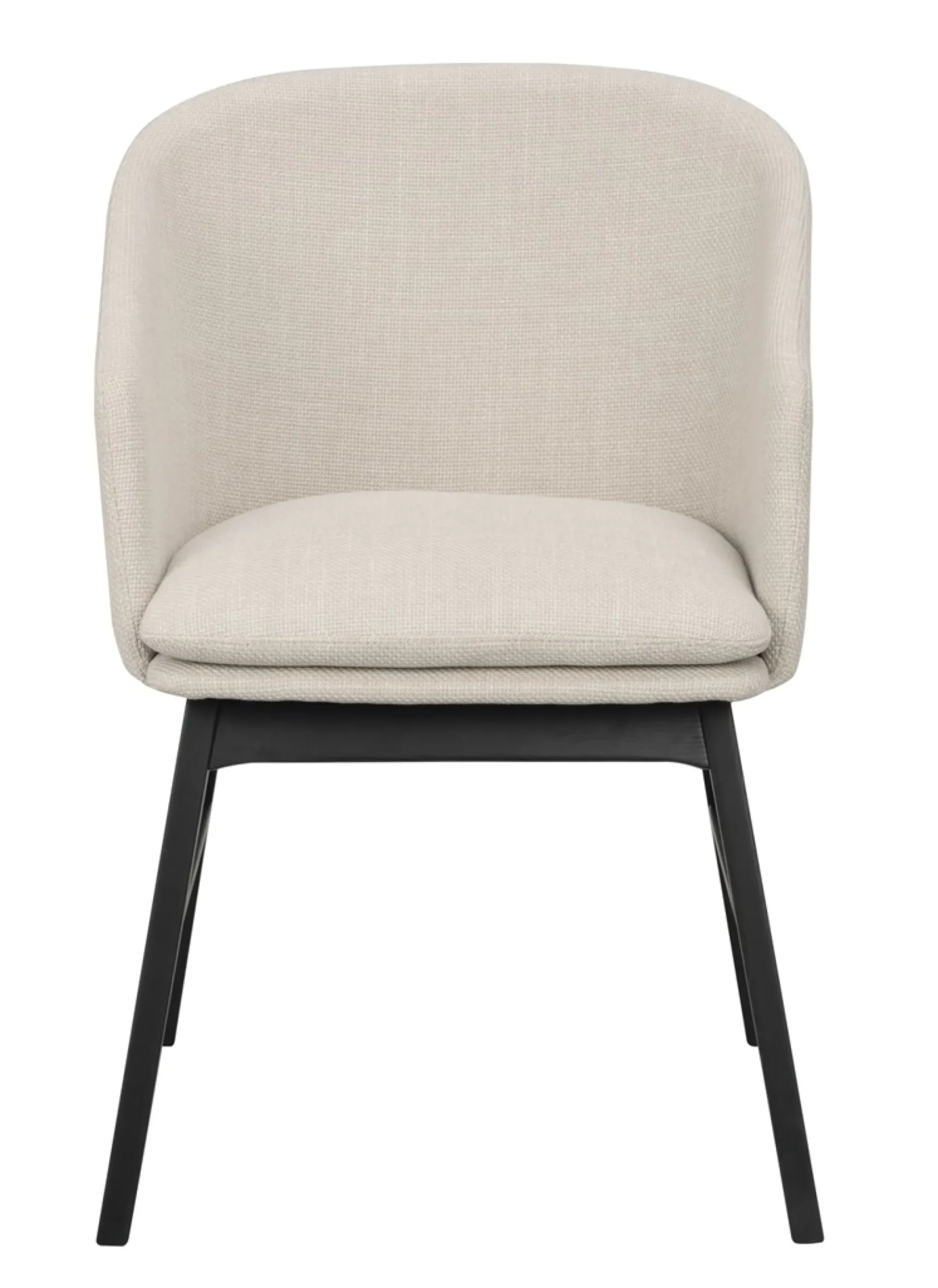 Windham (ruokatuoli käsinojilla beige kangas/musta tammi jalat)